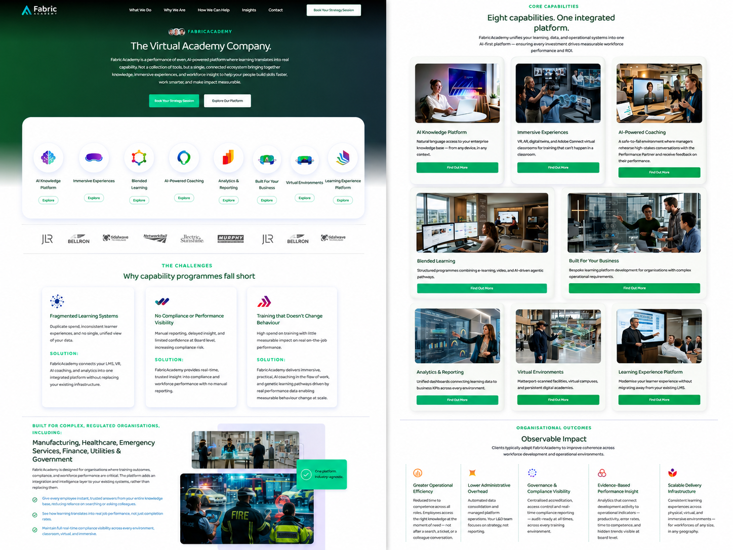 FabricAcademy branding and website design project